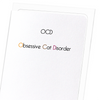 OCD Obsessive Cat Disorder (Pack of 8 cards)