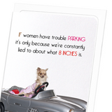 Parking and 8 inches (Pack of 8 cards)