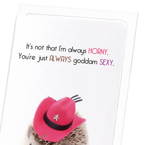 You're just always sexy (Pack of 8 cards)