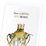 A ribbiting birthday (Pack of 8 cards)