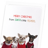 Santa's yelpers (Pack of 8 cards)