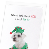 Touch my elf  (Pack of 8 cards)