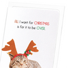 All I want for Christmas  (Pack of 8 cards)