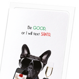 Text Santa (Pack of 8 cards)