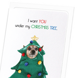 Under my Christmas tree (Pack of 8 cards)