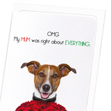 Mum always right (Pack of 8 cards)