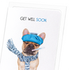 Get well soon frenchie  (Pack of 8 cards)