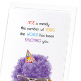 Age is merely a number (Pack of 8 cards)