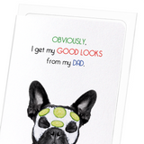 Dad's good looks (Pack of 8 cards)