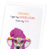 Mum's good looks (Pack of 8 cards)