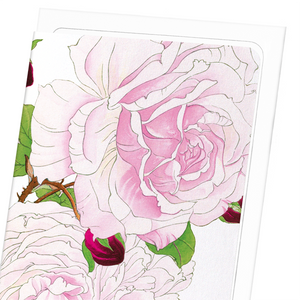 Pink rose (Pack of 8 cards)