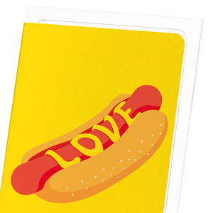 Hot dog of love (Pack of 8 cards)