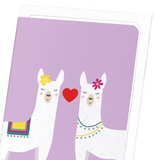 Mrs & mrs llamour (Pack of 8 cards)