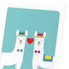 Mr & mr llamour (Pack of 8 cards)