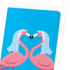 Flamingo brides (Pack of 8 cards)