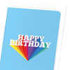 Happy birthday in blue (Pack of 8 cards)