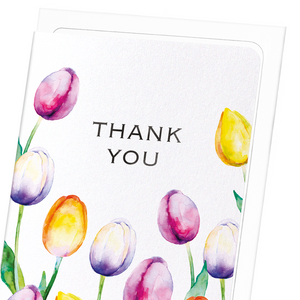 Tulip of thanks : 8 cards