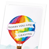 Sorry you're leaving balloon : 8 cards