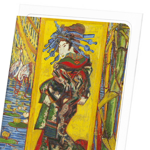 Japonaiserie oiran by van gogh : 8 cards