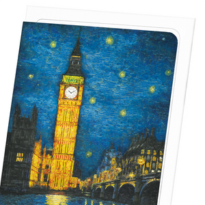 Big ben at night : 8 cards