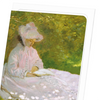 Spring time reading by monet : 8 cards