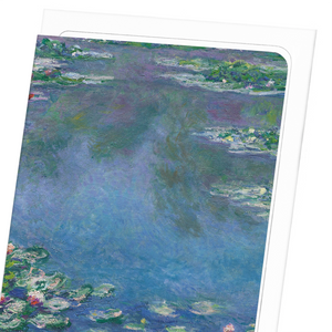 Water lilies no.1 by monet : 8 cards