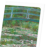 Japanese footbridge by monet : 8 cards