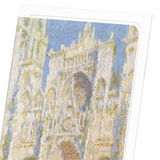 Rouen cathedral west façade by monet : 8 cards