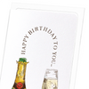 Happy birthday champagne : 8 cards