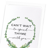 Spend thyme with you : 8 cards