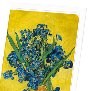 Vase with irises by van gogh : 8 cards