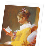 Young girl reading c.1769 : 8 cards