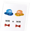 Mr & mr hats : 8 cards