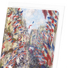 La rue montorgueil in paris by monet : 8 cards