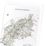 County of gloucestershire (c.1840) : 8 cards