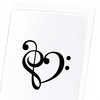 Treble bass heart : 8 cards