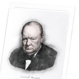 Portrait of churchill : 8 cards