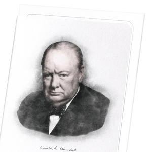 Portrait of churchill : 8 cards