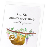 Doing nothing with you : 8 cards