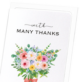 Bouquet of thanks : 8 cards