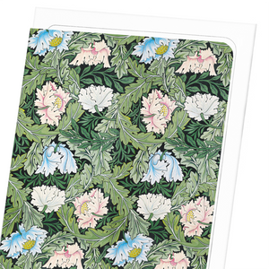 Poppies and acanthus flowers : 8 cards