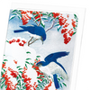 Couple of birds and nandina (Pack of 8 cards)