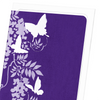 Butterflies and wisteria (Pack of 8 cards)