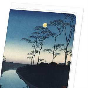 Canal by moonlight (Pack of 8 cards)