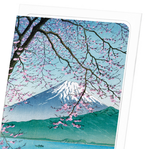 Mount fuji in springtime (Pack of 8 cards)