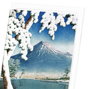 Lingering snow (Pack of 8 cards)