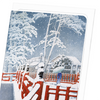 Snow at bridge (Pack of 8 cards)