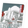 Snow in ueno (Pack of 8 cards)