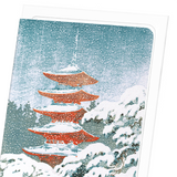 Nikko pagoda (Pack of 8 cards)