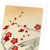 Red plum blossom tree (Pack of 8 cards)